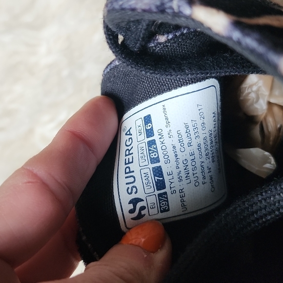 SUPERGA 2750 FANVELVETW Leopard Sneakers Unisex Men's 7 Women's 8.5 - Picture 9 of 11